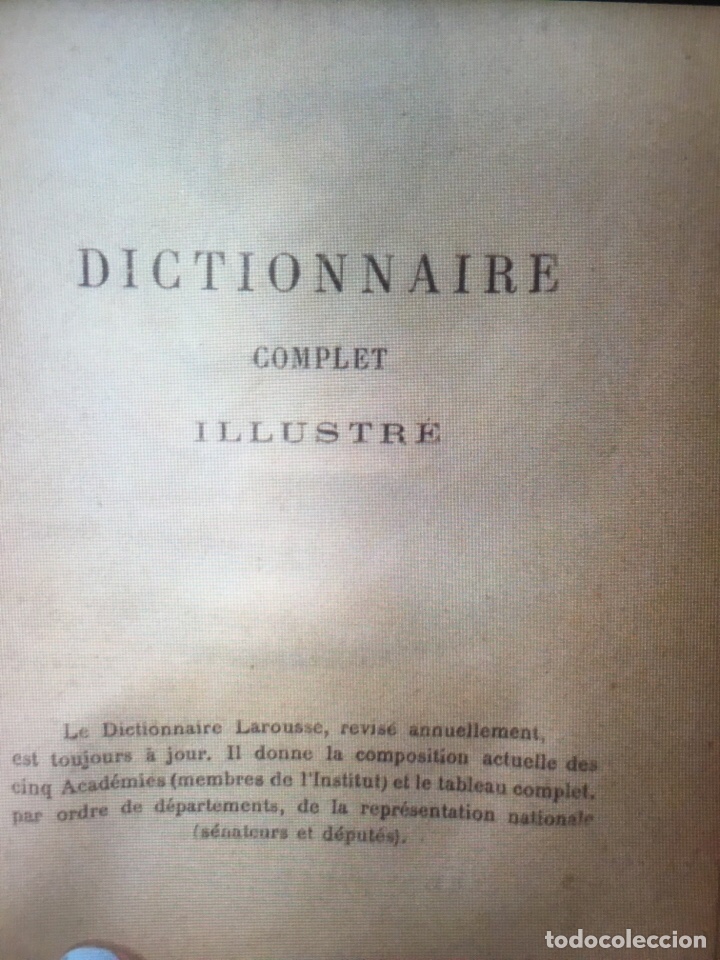 Diccionarios antiguos: Diccionario larousse - Foto 3