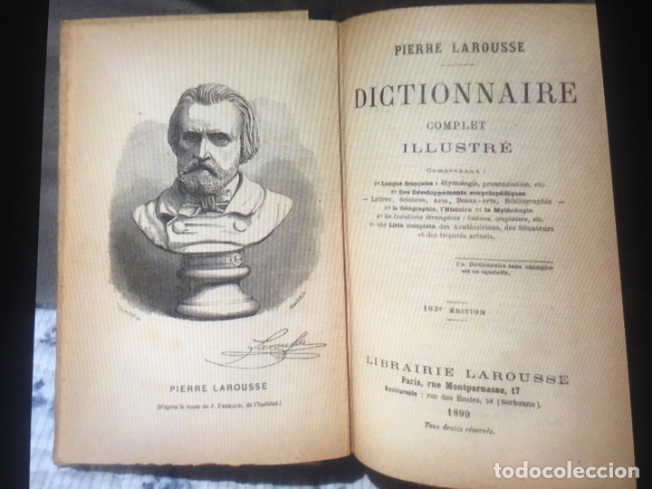 Diccionarios antiguos: Diccionario larousse - Foto 4