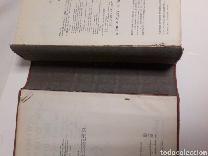 Diccionarios antiguos: Websters New international dictionary. Edici&oacute;n 1924 - Foto 5