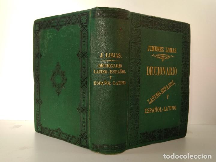 Diccionarios antiguos: DICCIONARIO LATINO-ESPAÑOL Y ESPAÑOL-LATINO... Francisco Jiménez Lomas. Madrid, 1888-1887 - Foto 1 - 227073630
