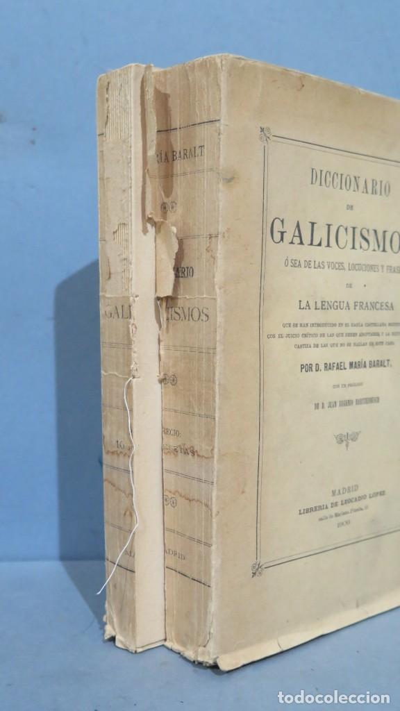 Diccionarios antiguos: 1906.- DICCIONARIO DE GALICISMOS - Foto 2