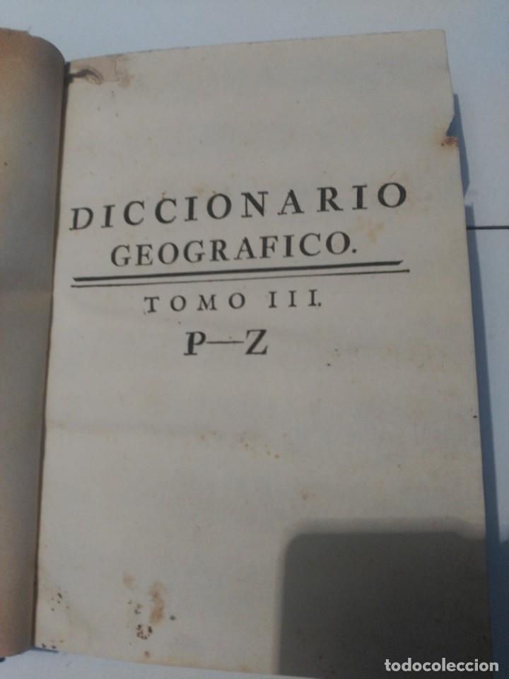 Diccionarios antiguos: Diccionario Geografico de la Serna - Foto 4