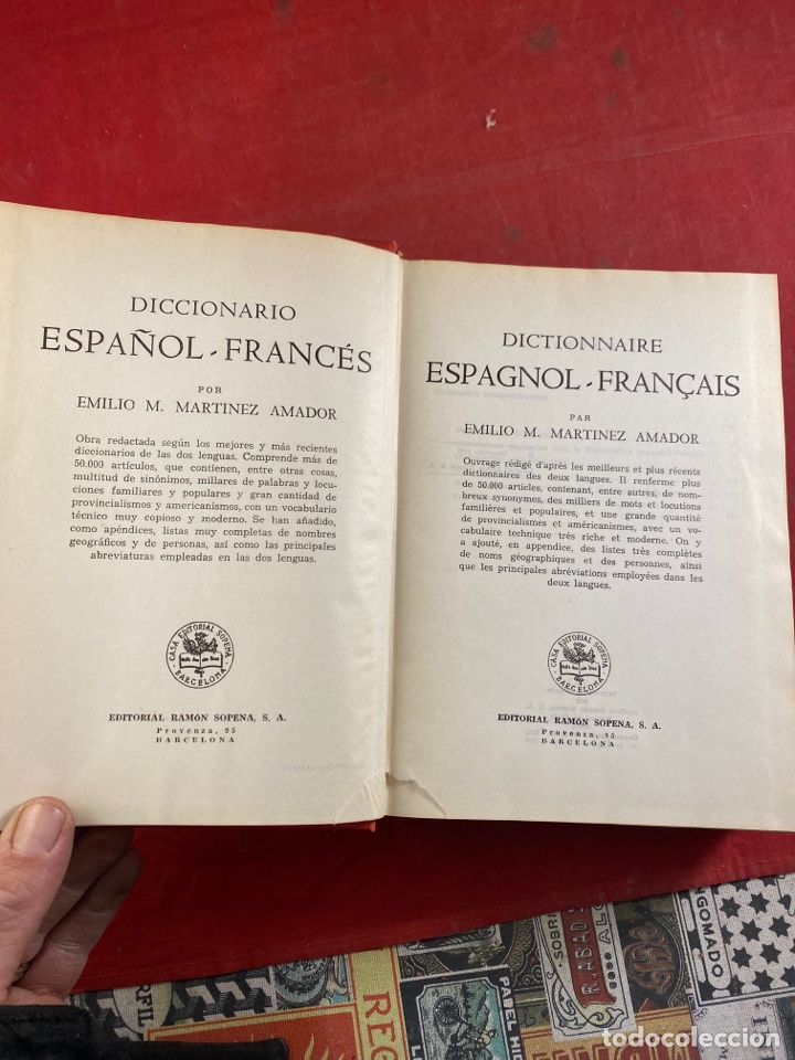 Diccionarios antiguos: Diccionario espa&ntilde;ol franc&eacute;s - Foto 2