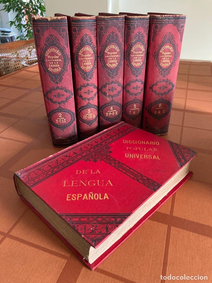 Diccionarios antiguos: Diccionario Popular Universal de la Lengua Española - Luis P. de Ramón - 6 TOMOS COMPLETO, 1885-1889 - Foto 1 - 280714958