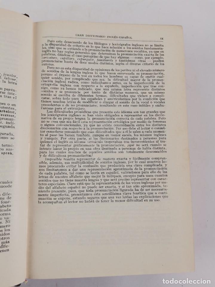 Diccionarios antiguos: L-6016. GRAN DICCIONARIO INGLES-ESPAÑOL POR ARTURO Y ANTONIO CUYAS.1928. - Foto 3 - 303892718