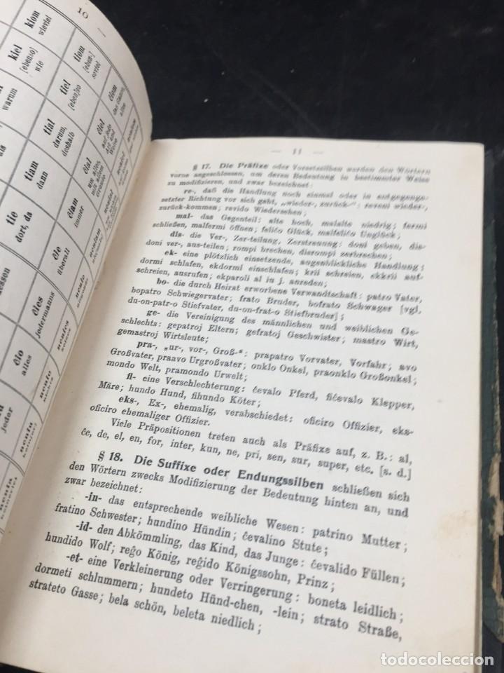 Diccionarios antiguos: Diccionario Esperanto Deuscht. 1908. sprachf&uuml;hrer - Foto 8
