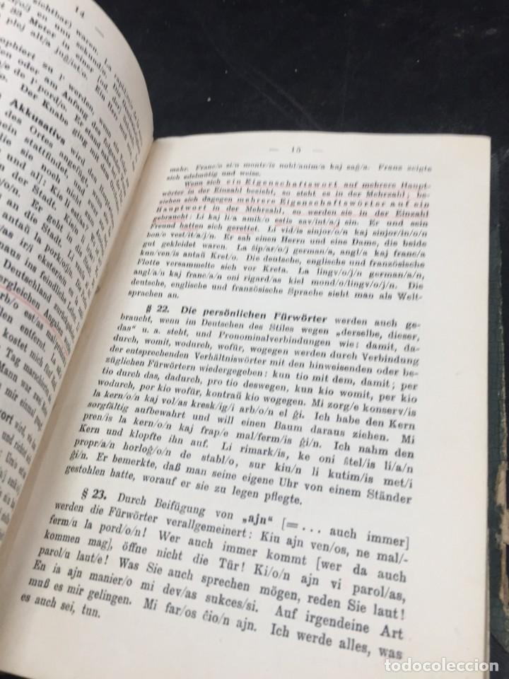 Diccionarios antiguos: Diccionario Esperanto Deuscht. 1908. sprachf&uuml;hrer - Foto 9