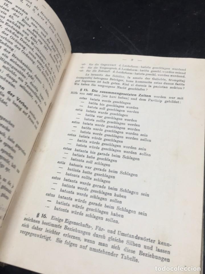 Diccionarios antiguos: Diccionario Esperanto Deuscht. 1908. sprachf&uuml;hrer - Foto 10