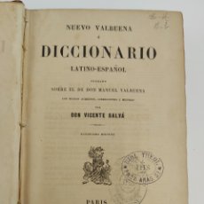 Diccionarios antiguos: L-6334. NUEVO VALBUENA Ó DICCIONARIO LATINO-ESPAÑOL, LIBRERIA GARNIER, PARIS, 1861. Lote 320258233