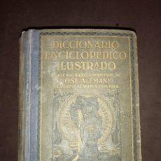 Diccionarios antiguos: E2B2 DICCIONARIO ENCICLOPÉDICO ILUSTRADO - JOSÉ ALEMANY (RAE) - LIMPIDA FONS, 2712 PÁGINAS