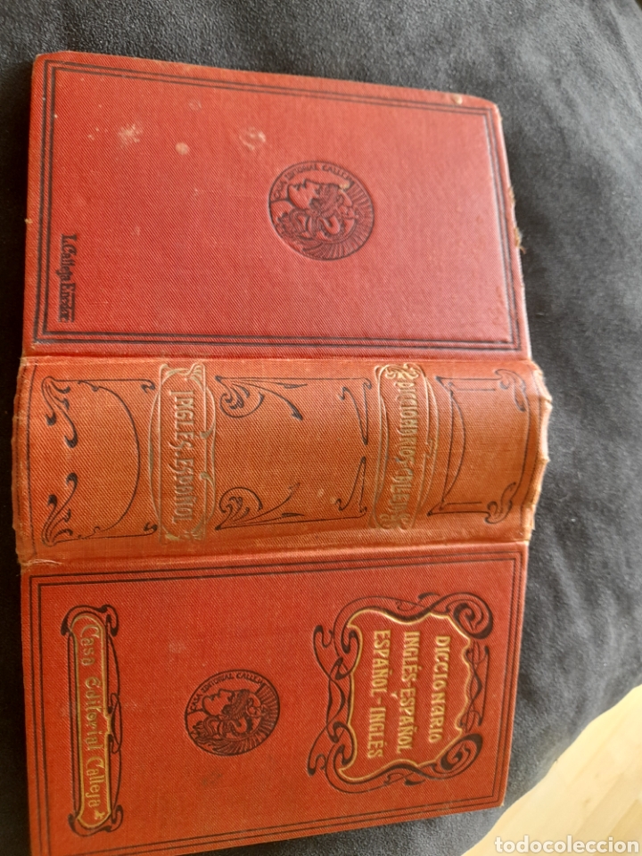 Diccionarios antiguos: Diccionario Ingl&eacute;s Espa&ntilde;ol Ingl&eacute;s - Foto 3