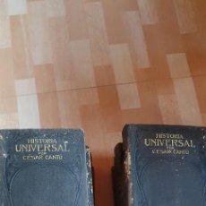 Diccionarios antiguos: HISTORIA UNIVERSAL POR CÉSAR CANTU COMPLETA. Lote 346939063