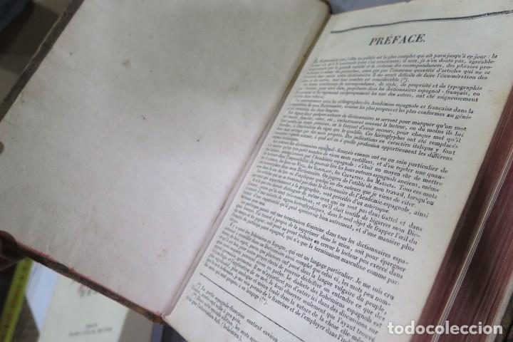 Diccionarios antiguos: DICTIONNAIRE ESPAGNOL-FRAN&Ccedil;AISE - Foto 3