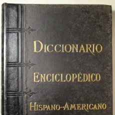 Diccionarios antiguos: DICCIONARIO ENCICLOPÉDICO HISPANO-AMERICANO DE LITERATURA, CIENCIAS Y ARTES. TOMO TERCERO - BARCELON. Lote 361495490