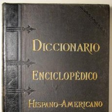 Diccionarios antiguos: DICCIONARIO ENCICLOPÉDICO HISPANO-AMERICANO DE LITERATURA, CIENCIAS Y ARTES. TOMO CUARTO - BARCELONA. Lote 361495495