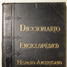 Diccionarios antiguos: DICCIONARIO ENCICLOPÉDICO HISPANO-AMERICANO DE LITERATURA, CIENCIAS Y ARTES. TOMO QUINTO. PRIMERA PA. Lote 361495510