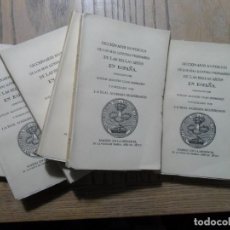 Diccionarios antiguos: DICCIONARIO HISTÓRICO PROF. BELLAS ARTES. CEAN BERMUDEZ. FACSIMIL (6 TOMOS). Lote 363559020