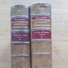 Diccionarios antiguos: DICCIONARIO DE PRONUNCIACION DE LAS LENGUAS ESPAÑOLA E INGLES- SEOANE, NEUMAN Y BARETTI (1850 APROX)
