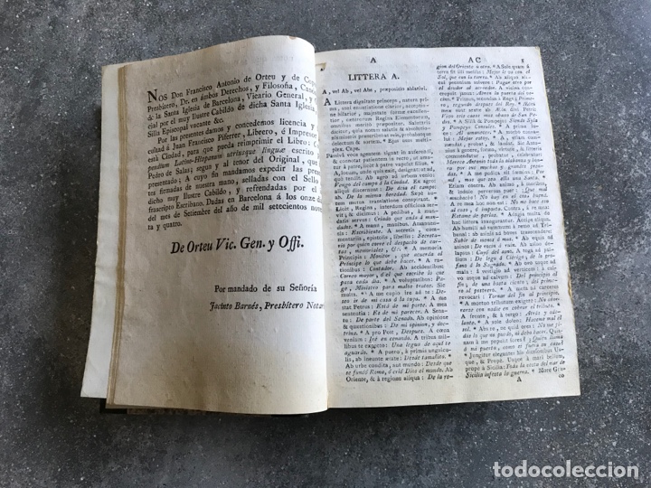Diccionarios antiguos: Compendio Latino Hispanum - Foto 4