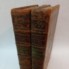 Diccionarios antiguos: 1786 - JOSEPH BARETTI. DICCIONARIO ESPAÑOL E INGLES DE MARINA, ARTES, CIENCIAS Y COMERCIO - 2 TOMOS