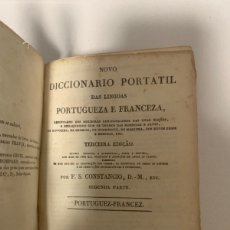 Diccionarios antiguos: LIBRO. DICCIONÁRIO PORTÁTIL DAS LINGUAS PORTUGUEZ-FRANCEZ. PARIS. 1830. Lote 388362284