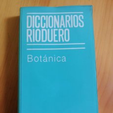 Diccionarios antiguos: DICCIONARIOS RIODUERO - BOTÁNICA