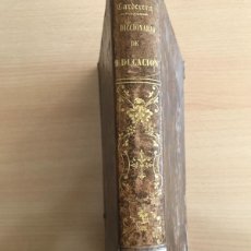Diccionarios antiguos: LIBRO. DICCIONARIO DE EDUCACIÓN Y MÉTODOS DE ENSEÑANZA. MARIANO CARDERERA. 1858. TOMO I.