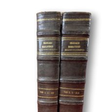 Diccionarios antiguos: DICCIONARIO ENCICLIOPEDICO DE LA LENGUA ESPAÑOLA. 2 TOMOS. GASPAR ROIG. MARDID. 1859