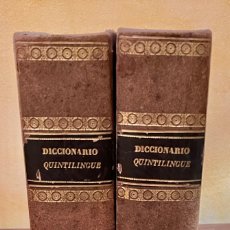 Diccionarios antiguos: DICCIONARIO QUINTILINGUE: CATALÁ-CASTELLÁ-LLATÍ-FRANCES-ITALIÁ. 1839 - JOSEPH TORNER. Lote 401937034