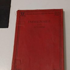 Diccionarios antiguos: LIBRO ANTIGUO DE 1935,IMMENSE,DE TEODORE STORM, EDICIÓN RARA DE D. C. HEALTH&COMPANY,UK