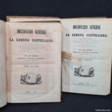 Diccionarios antiguos: 2 TOMOS - DICCIONARIO GENERAL DE LA LENGUA CASTELLANA - DON JOSE CABALLERO - AÑO 1855 / 24.955