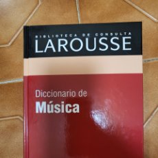 Diccionarios antiguos: DICCIONARIO DE MÚSICA - RBA LAROUSSE , 2002