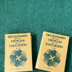 Diccionarios antiguos: DICCIONARIO DE LAS CIENCIAS DE LA EDUCACIÓN 2 TOMOS
