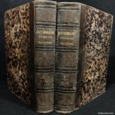 Diccionarios antiguos: 1858 - LE DICTIONNAIRE FRANÇAIS ILLUSTRÉ - MAURICE LA CHATRE - 2 TOMOS - PARIS / 28.649