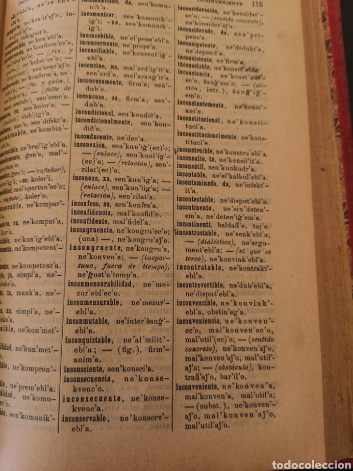 Diccionarios antiguos: diccionario esperanto 1909 - Foto 5