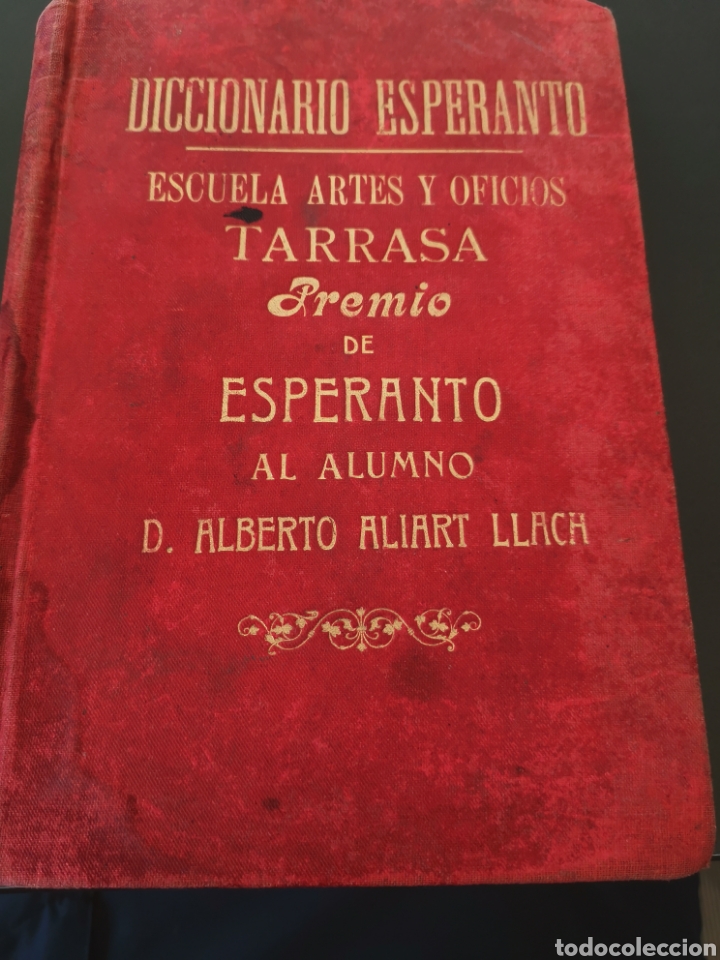 Diccionarios antiguos: diccionario esperanto 1909 - Foto 1