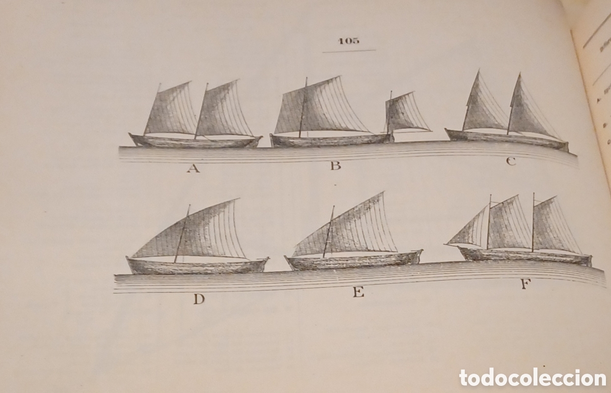 Diccionarios antiguos: Dictionnaire de Marine 1924 - Foto 8