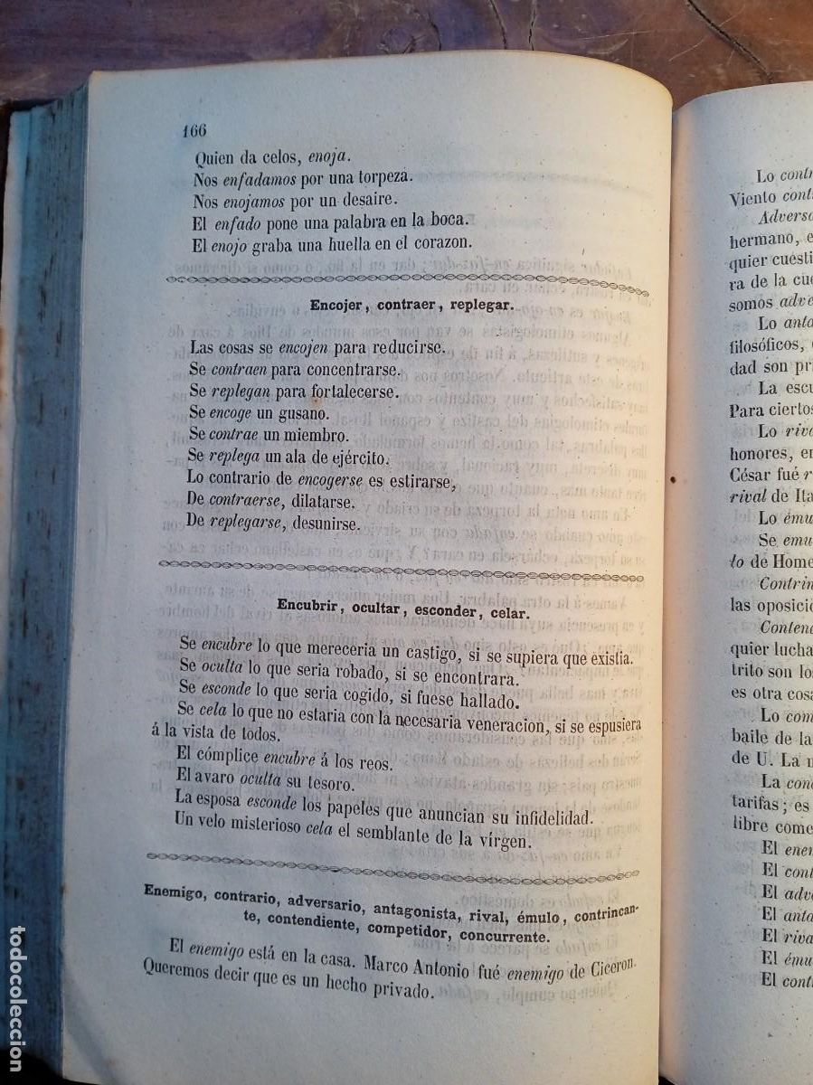 Diccionarios antiguos: Sin&oacute;nimos castellanos 1870 - Foto 3