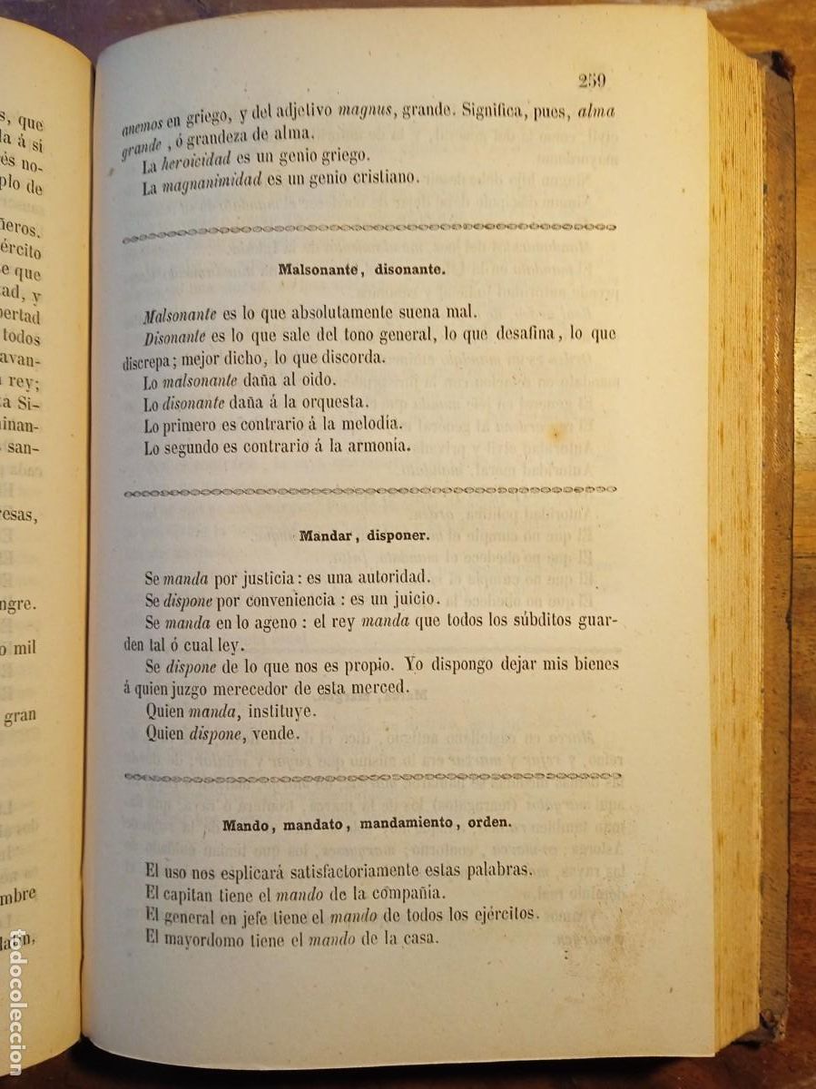 Diccionarios antiguos: Sin&oacute;nimos castellanos 1870 - Foto 4