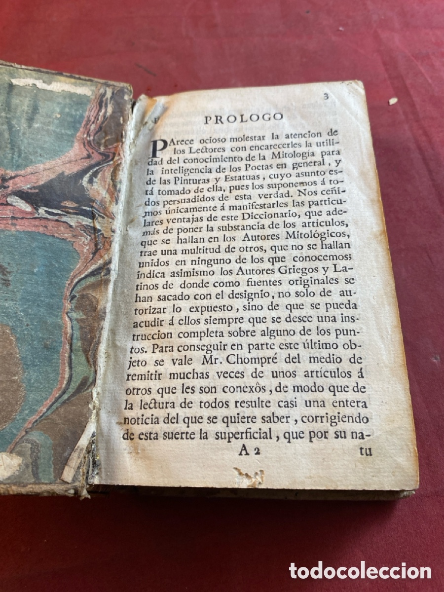 Diccionarios antiguos: Diccionario Mitol&oacute;gico - Foto 1