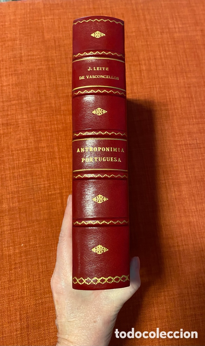 Diccionarios antiguos: Antroponimia portuguesa. Vasconcellos - Foto 2