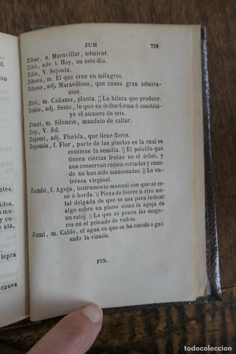 Diccionarios antiguos: DICCIONARIO DEL DIALECTO GITANO ORIGEN Y COSTUMBRES DE LOS GITANOS. 1851 - Foto 7