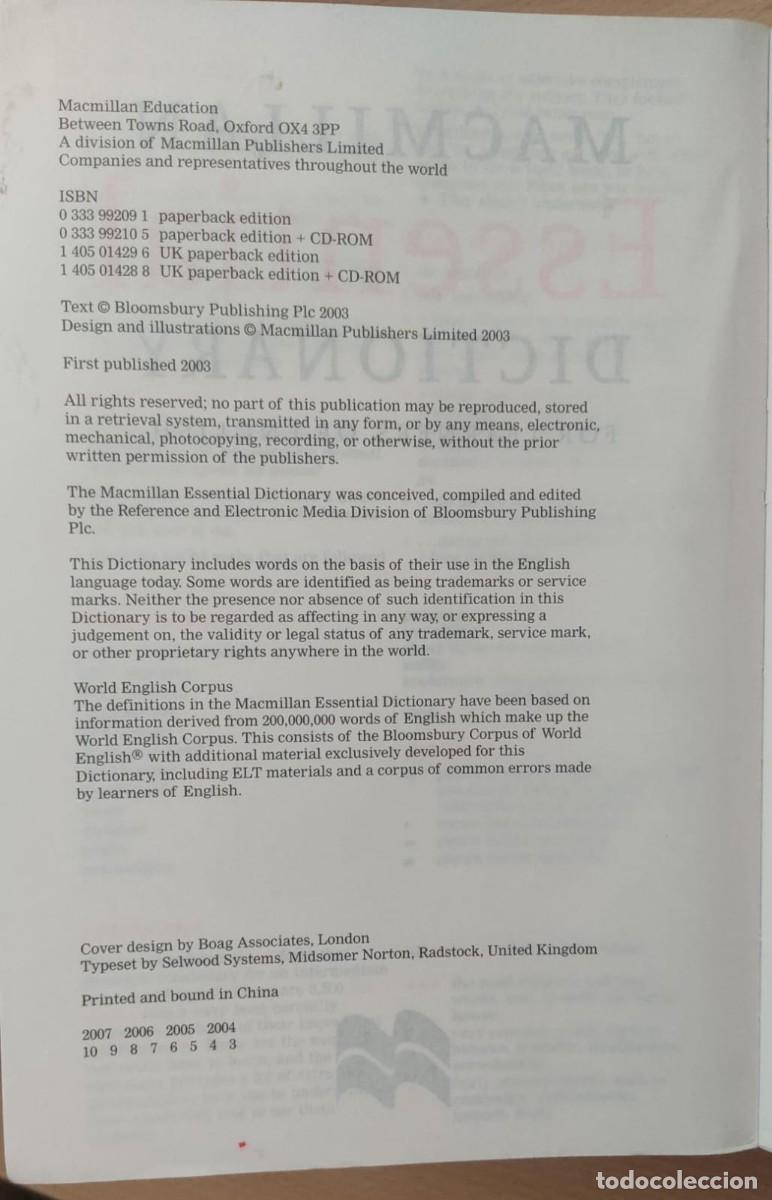 Diccionarios antiguos: DICTIONARY. - Foto 4