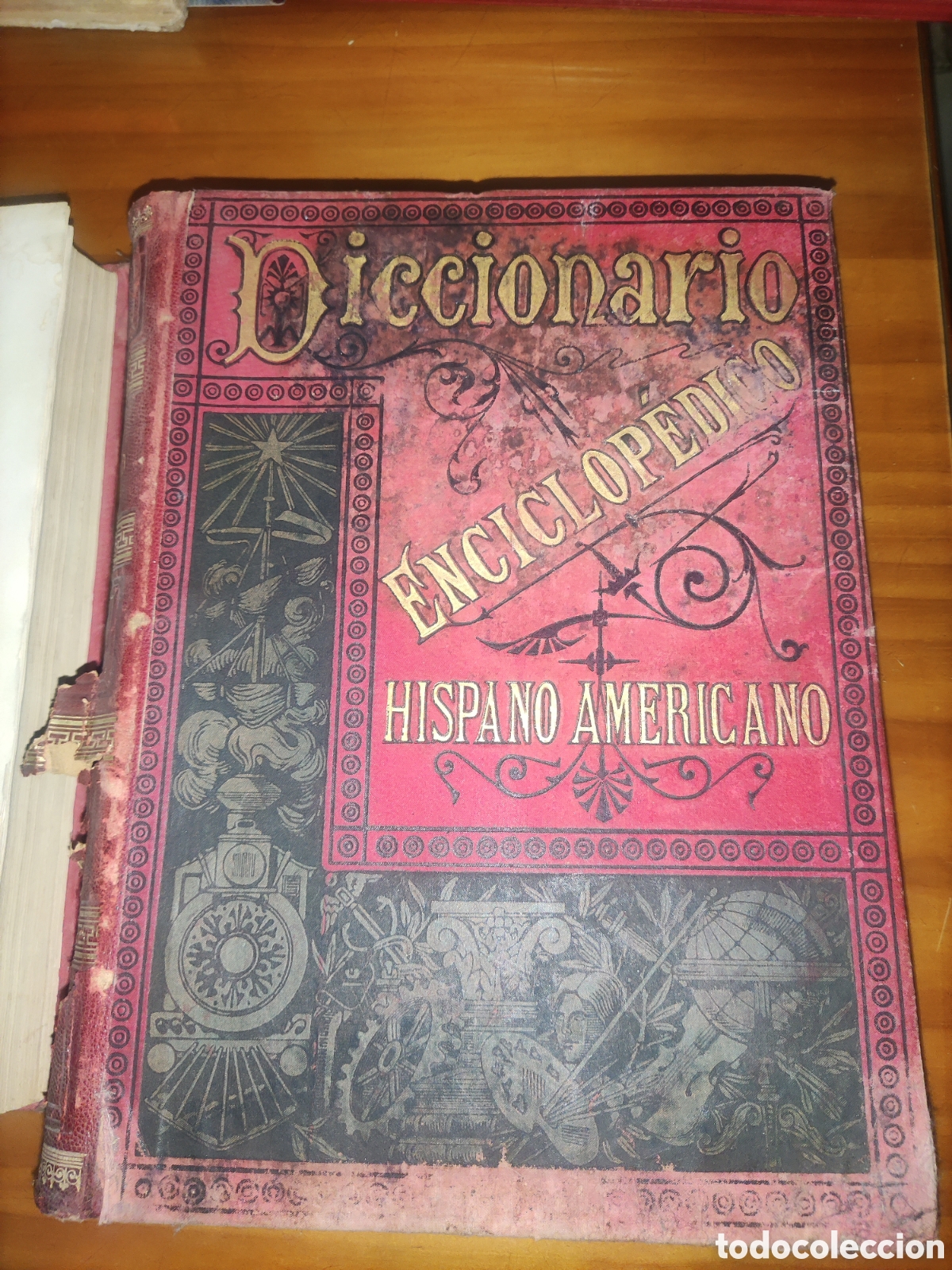 Diccionarios antiguos: Diccionario Hispano - Americano... ( 2 y 12).. - Foto 3
