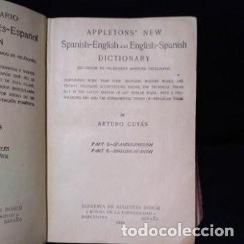 Diccionarios antiguos: Cuy&aring;s New Spanish Dictionary 1920 - Foto 2