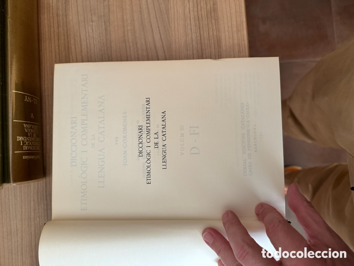 Diccionarios antiguos: Diccionari etimol&ograve;gic Joan Coromines - Foto 10