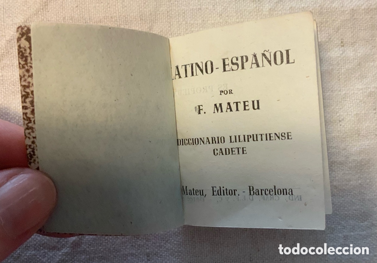 Diccionarios antiguos: 3 Diccionarios Liliput - Foto 3