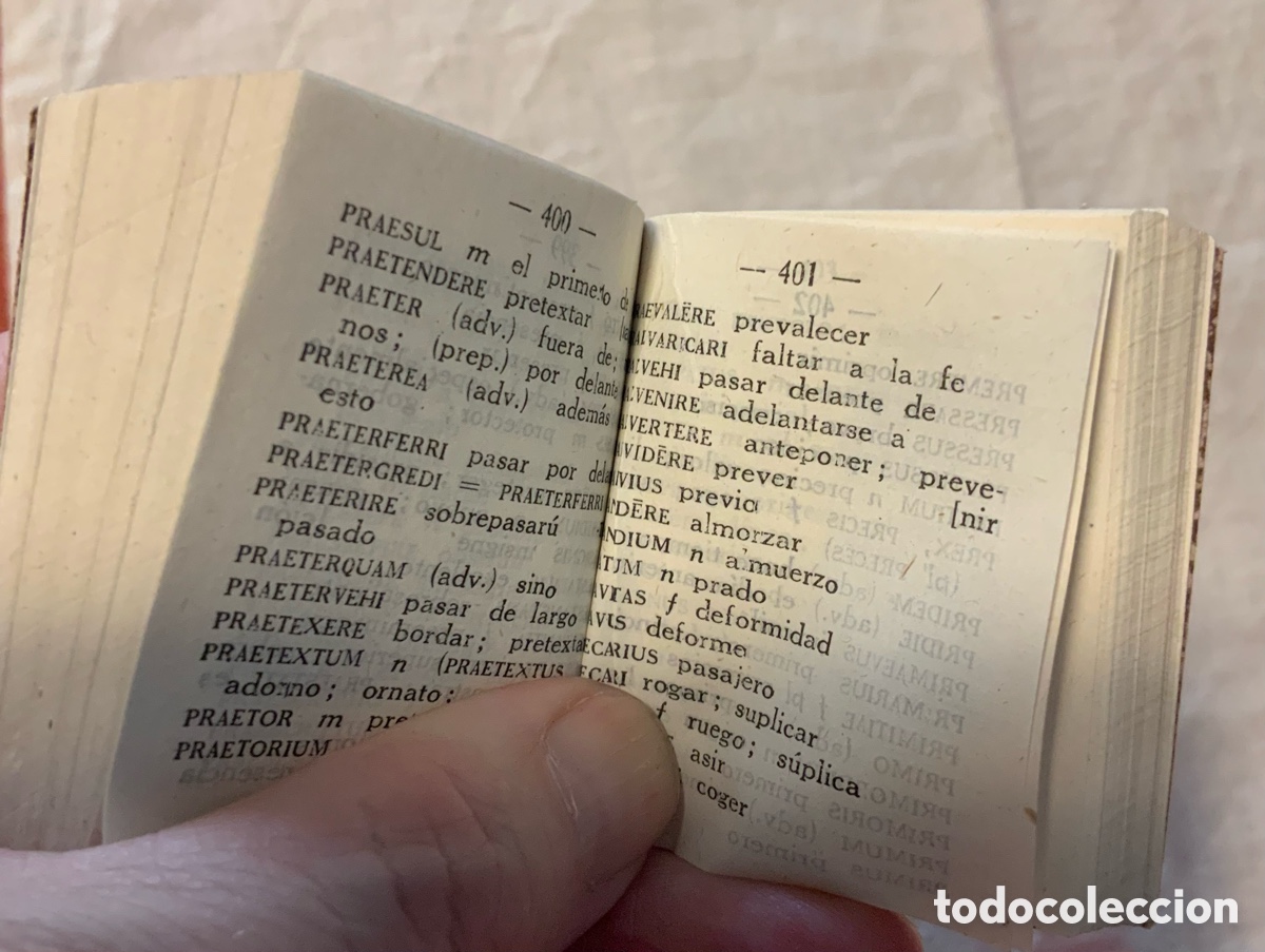 Diccionarios antiguos: 3 Diccionarios Liliput - Foto 4