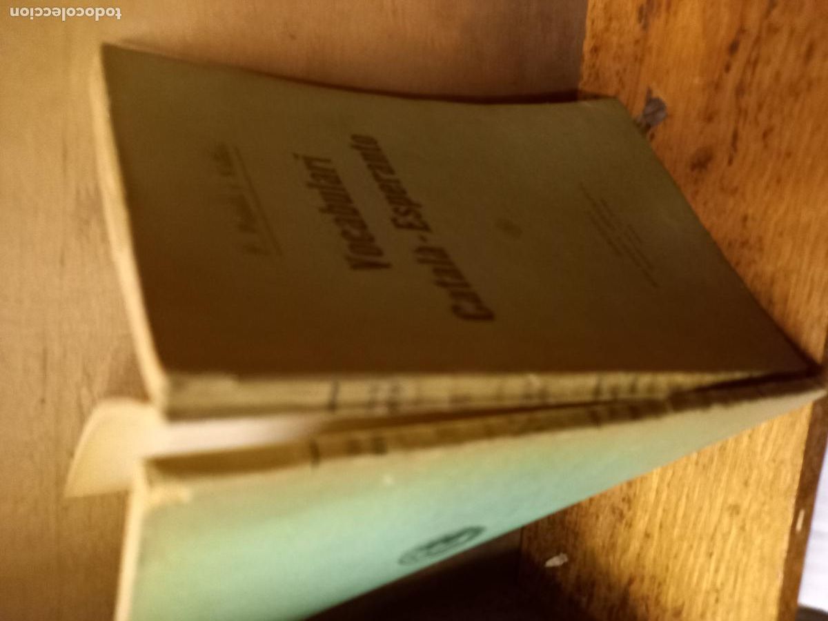 Diccionarios antiguos: VOCABULARI CATALA-ESPERANTO - Foto 4