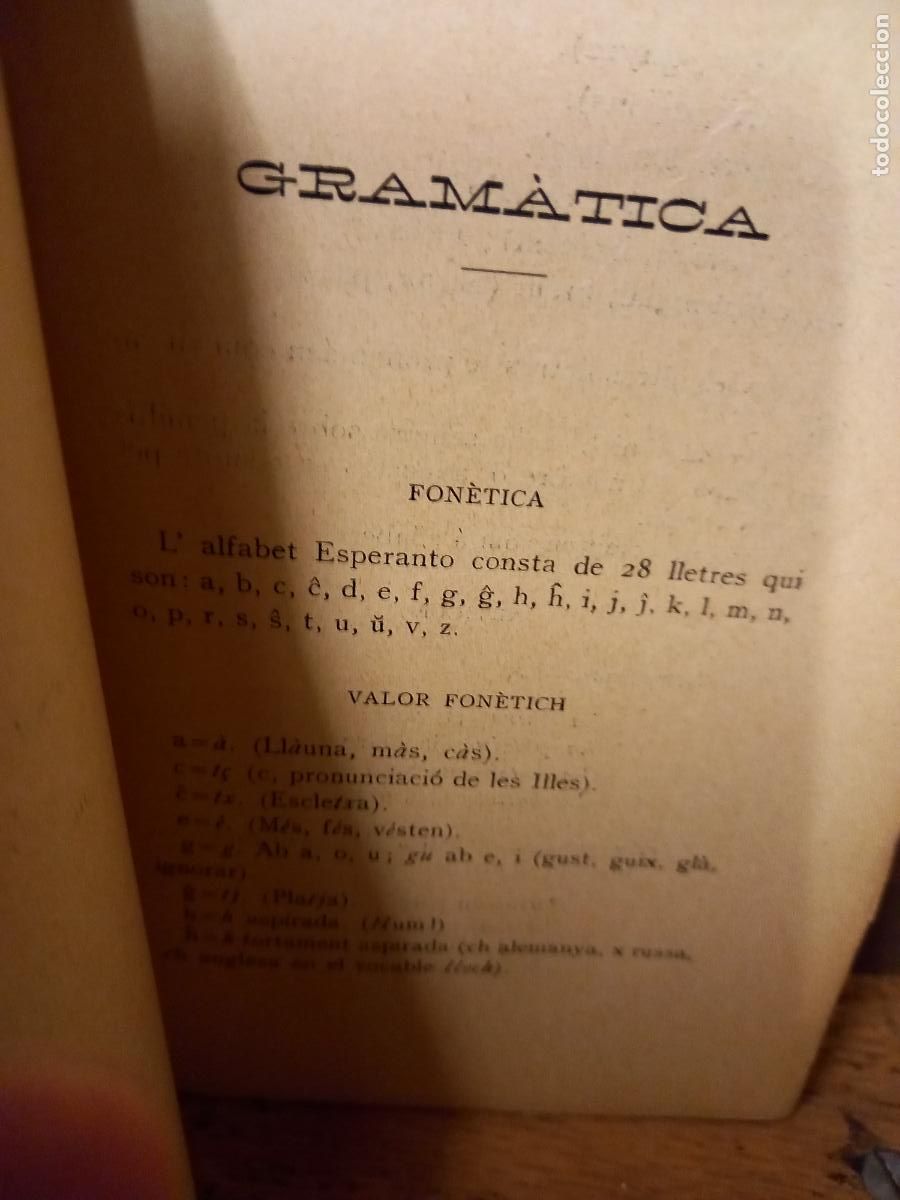 Diccionarios antiguos: VOCABULARI CATALA-ESPERANTO - Foto 5